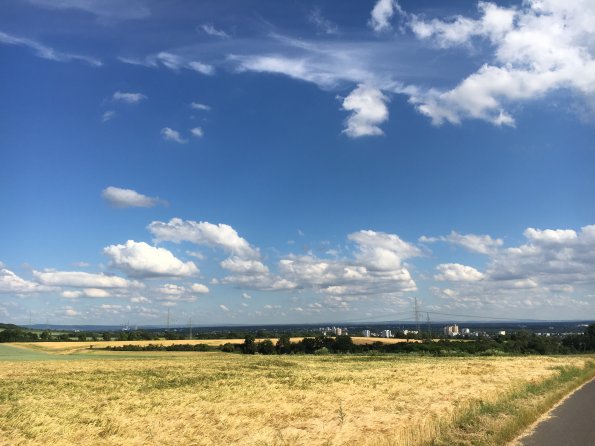 Blick nach Osten Maintal und Bischofsheim